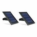 Wasserstein Solar Panel, 2 W, 6V, Cable Connector ArloUltraSolarBlk2pkUS